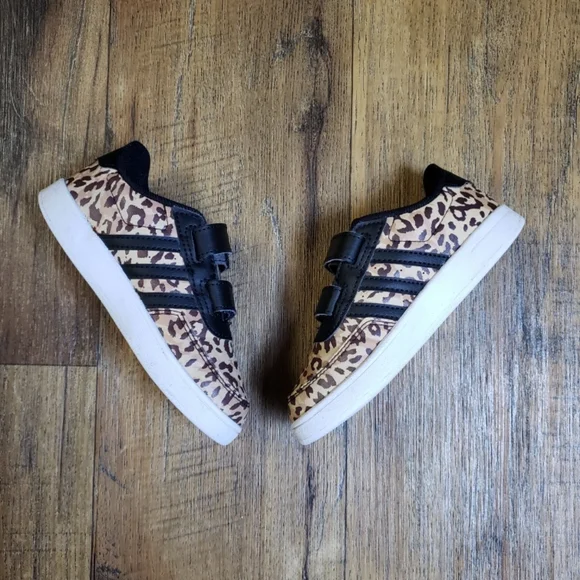 adidas | Shoes | Toddler Girls Sz Adidas Breaknet 20 Leopard Print Sneakers  | Poshmark